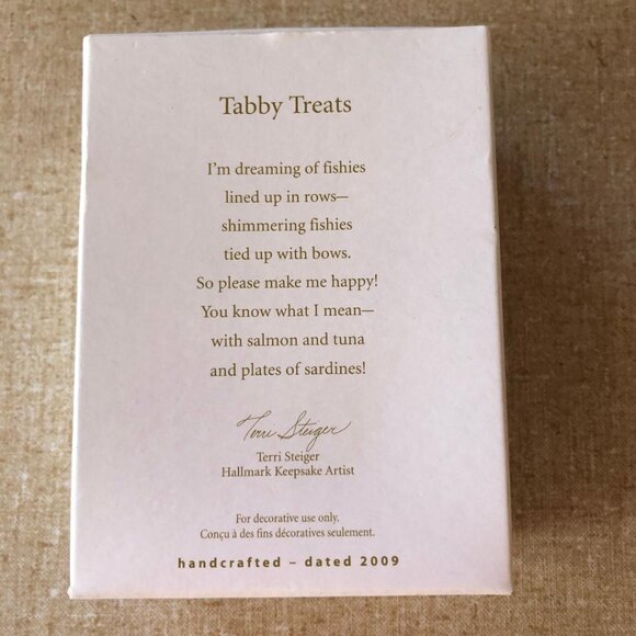 2009 Hallmark Keepsake "Tabby Treats" Photo Ornament, New in Box, 3.5"x2.25" - Picture 7 of 11